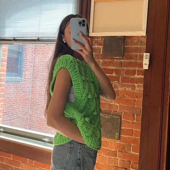 Zara exclusive green gilet - Picture 6 of 7